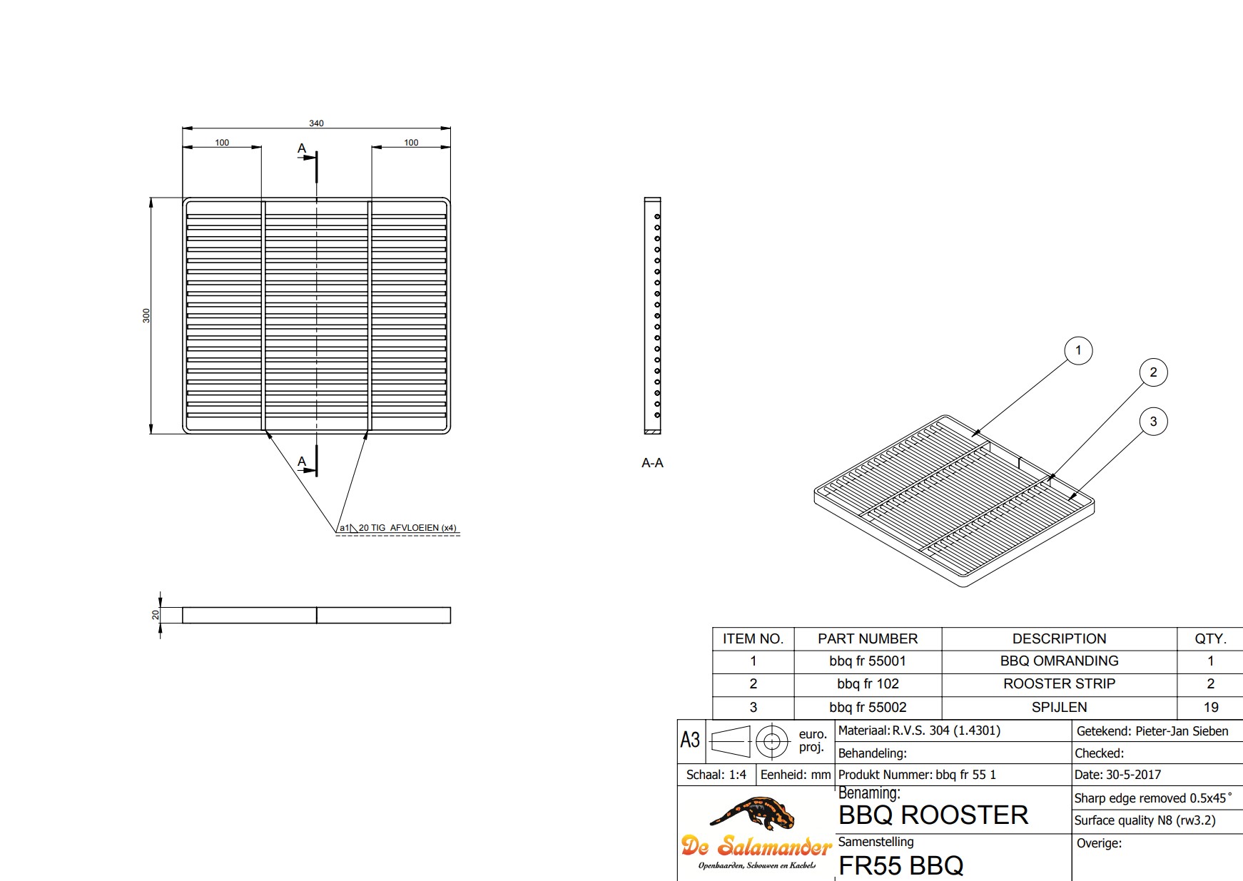 BBQ Rooster F55 1