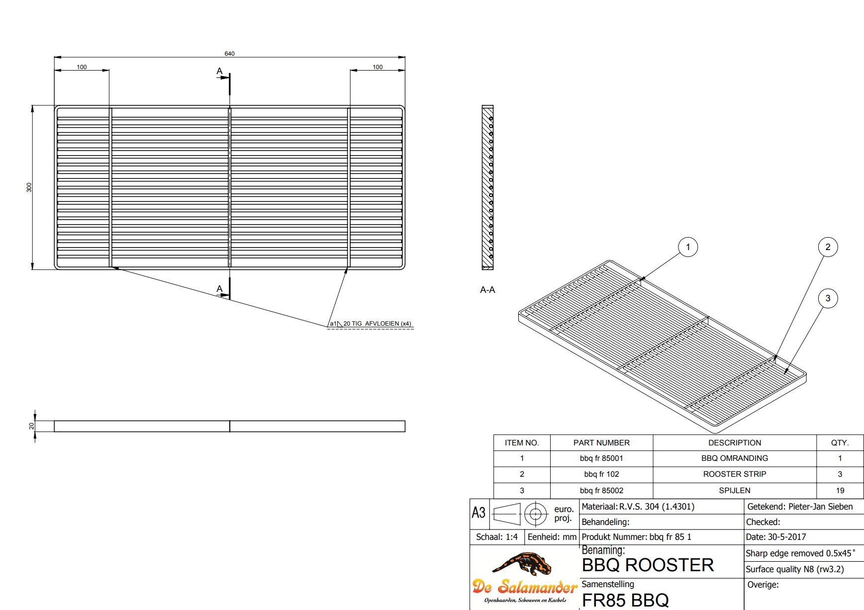 BBQ Rooster F85 1